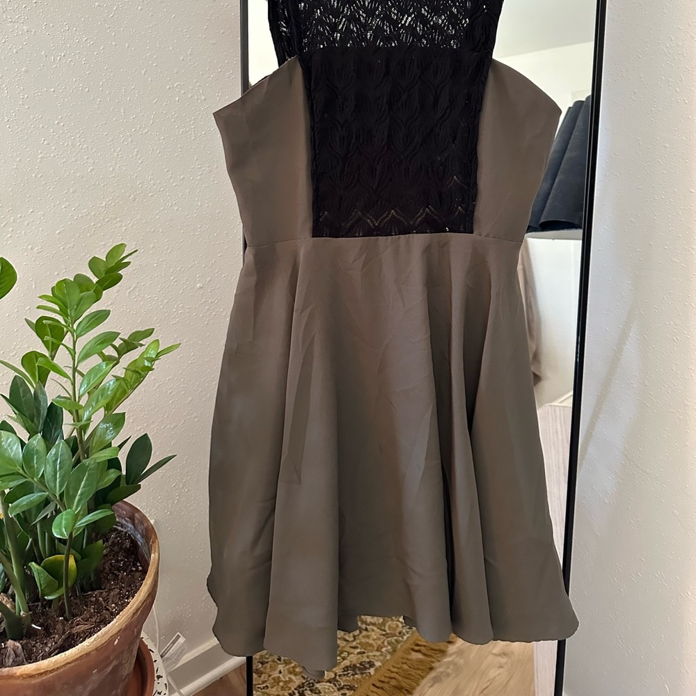 Urban Outfitters satin and lace dress - size small